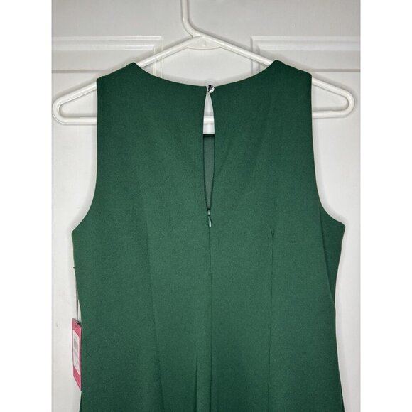 NWT VINCE CAMUTO Green Sequin Lined Stretch Sleeveless Sheath Dress Sz 6 $148 - Picture 8 of 10